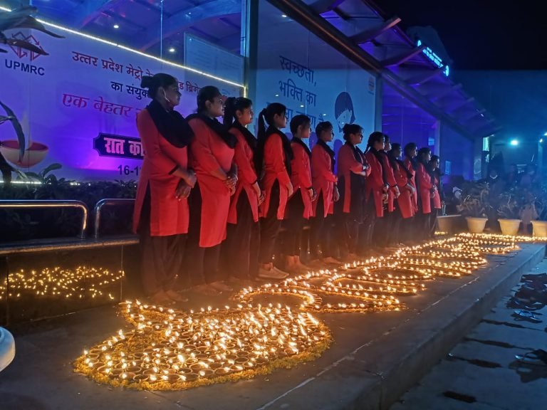 Uttar Pradesh Metro and Women Constables From UP Police Come Together for Women Safety and Awareness on Nirbhaya Chetna Diwas