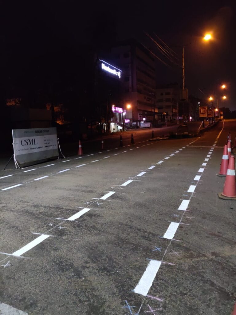 CSML Starts Developing Cycle Lanes in Kochi City