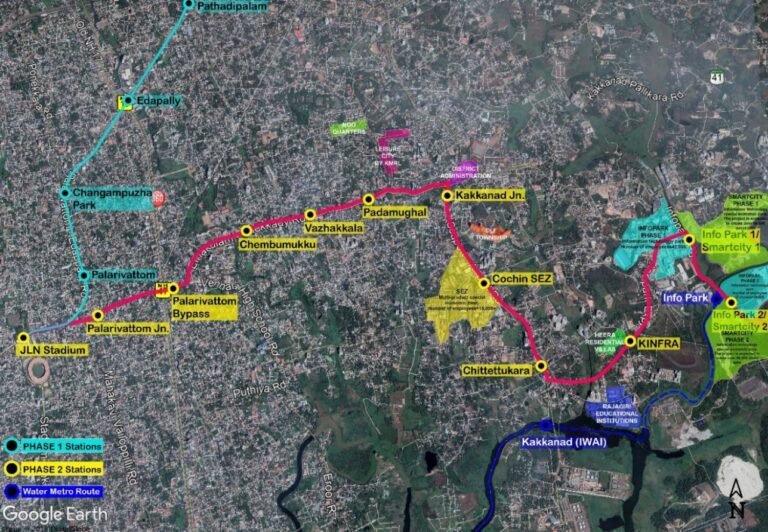 Rs 1957 Crore Earmarked for Kochi Metro Phase-II in Union Budget 2021
