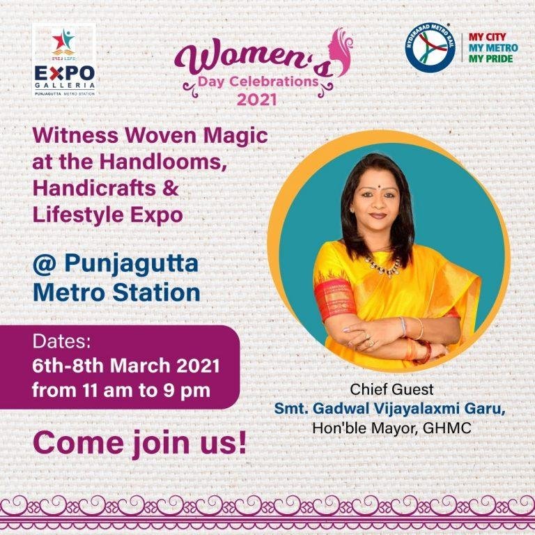 Hyderabad Metro Organise “WOMEN EXPO” on 8th March 2021