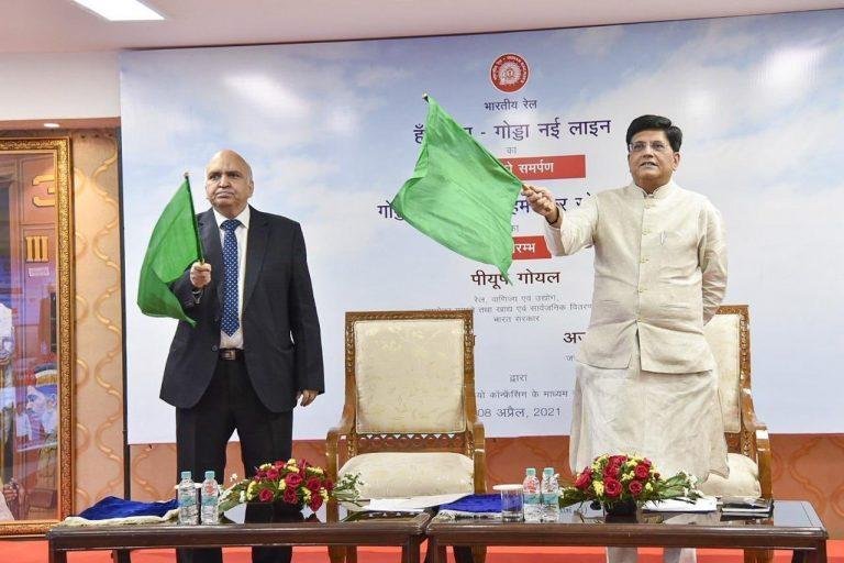 New Hansdiha-Godda 32 km Railway Line inaugurated in Jharkhand