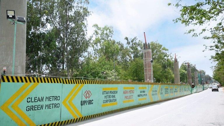 UPMRC completes work on 400 Piles in five-month for Agra Metro