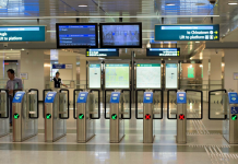 AFC gates for Delhi Metro