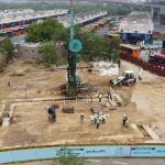 Work for Launching shaft for tunneling started in Anand Vihar, Delhi