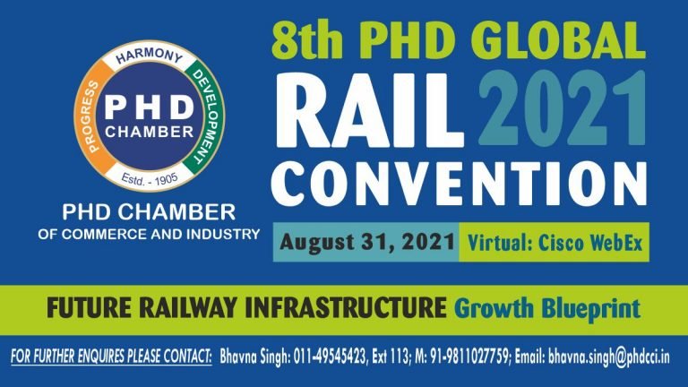 8th PHD Global Rail Convention to be held on Aug 31