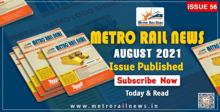 Metro Rail News Published its August 2021 Issue