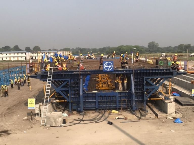 L&T is ready to launch the first Span Girder for MAHSR Project