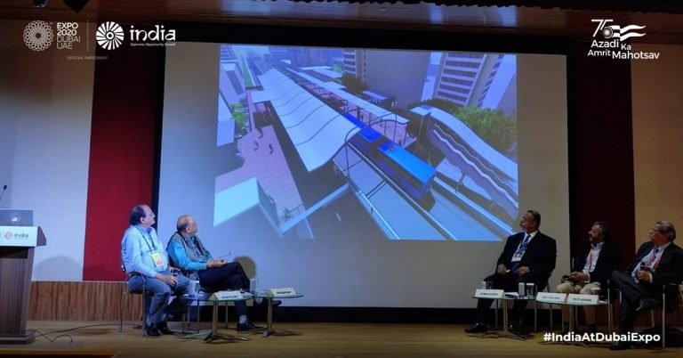 Dr. Brijesh Dixit showcases Metro Neo, Nagpur Metro MMI in Dubai Expo 2021