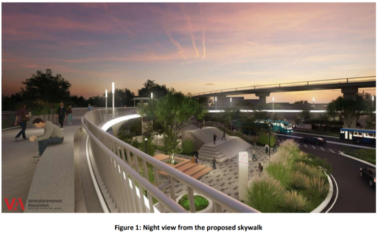 BMRCL plans a skywalk to connect metro and the BMTC terminal at Banashankari