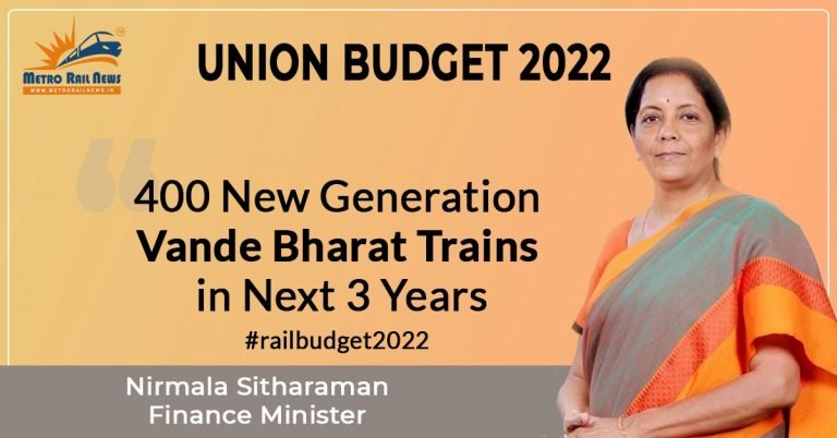 Union Budget 2022: FM Nirmala Sitharaman announces 400 Vande Bharat train in next three years