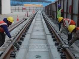 RRTS rail track system is using unique precast track slab technology first time in India