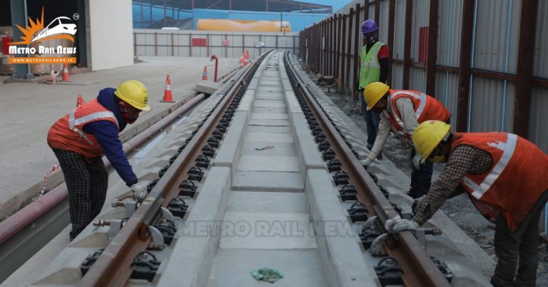 RRTS rail track system is using unique precast track slab technology 1st time in India