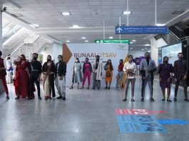 Fashion show hyderabad metro rail