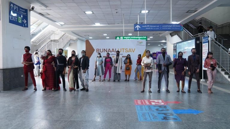 L&T Metro Rail Hyderabad and JD Institute of Fashion Technology Hyderabad Unveils ‘Bunaai Utsav- Ek Ubharata Safar’
