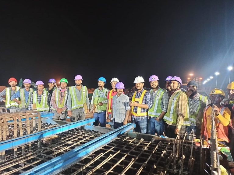 NCC casts Patna Metro’s first pier cap