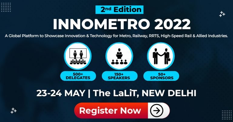 2nd Edition of InnoMetro to be held at The LaLit Hotel, New Delhi on 23-24 May 2022