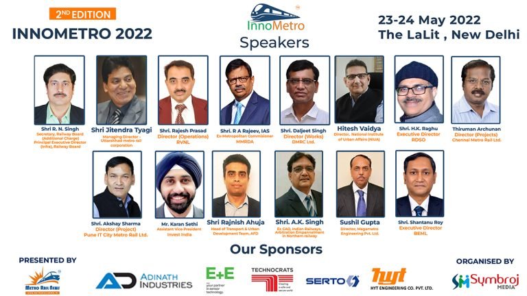 2nd Edition of InnoMetro to be held at Hotel Lalit on 23 – 24 May 2022
