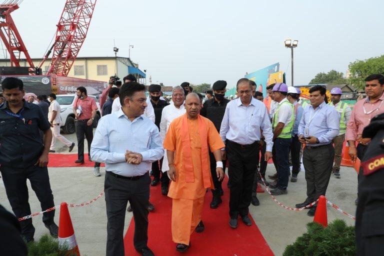 UP CM Yogi Adityanath inspects Delhi-Ghaziabad-Meerut RRTS corridor