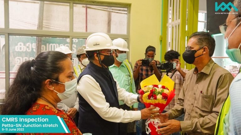 Safety Commissioner approves Kochi Metro services from Pettah to SN Junction