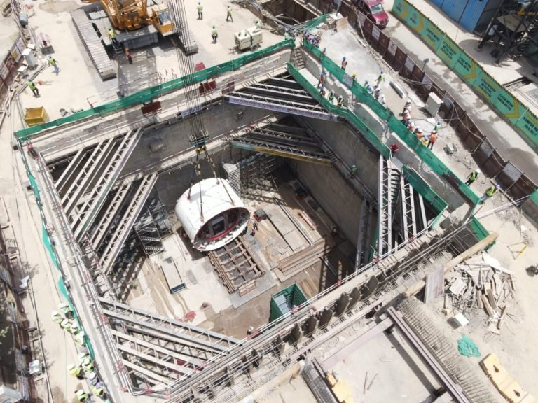 First TBM segment lowered for Kanpur metro’s corridor-1