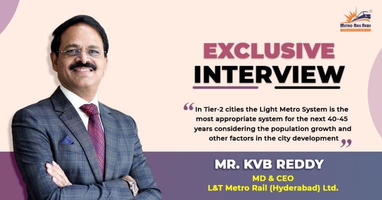 Exclusive Interview with Mr. KVB Reddy, MD & CEO, L&TMHRL