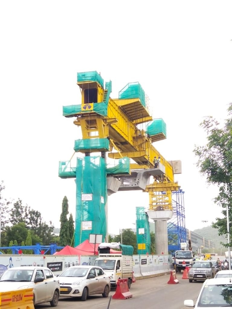 Pune Metro Line 3’s first segment erected at Hinjawadi