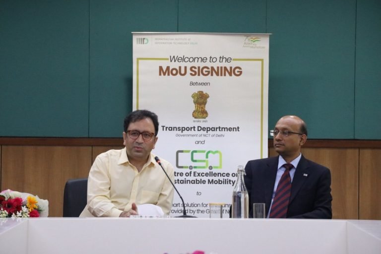 Delhi government to set up centre for sustainable mobility in partnership with IIIT Delhi