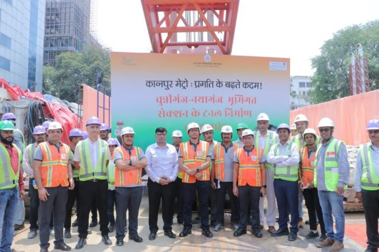 Kanpur Metro: Tunnel construction work for Chunniganj-Nayaganj underground section begins from Bada Chauraha