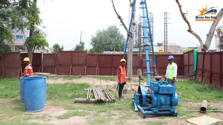 Construction work begins for ISBT, Guru ka Taal, and Sikandara station of Agra Metro