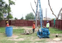 UPMRC starts track work of Agra Metro Priority corridor Agra Metro construction work