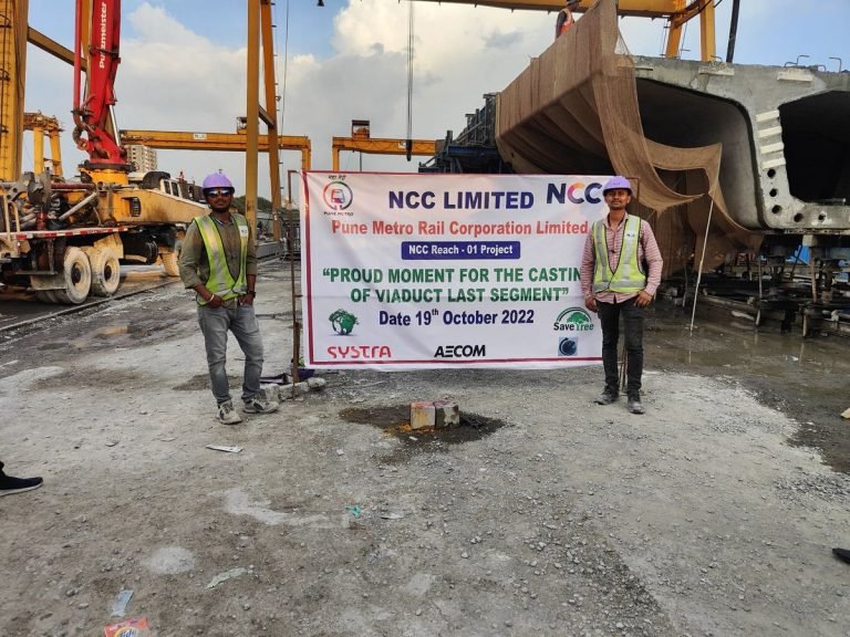 NCC inaugurates Viaduct’s last Segment of Pune Metro