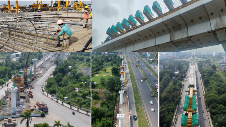 Pune Metro Line 3 work in progress