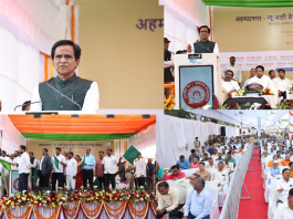 Shri Raosaheb Dadarao Patil Danve flags off inaugural run of additional DEMU services
