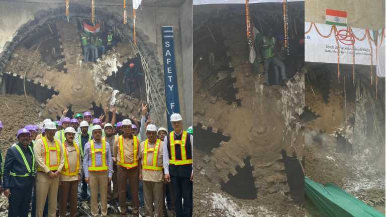 DMRC completes tunneling work between Krishna Park extn & Keshopur on Magenta line