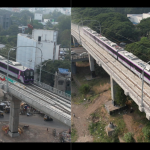 Pune Metro conducted trial run from Garware College Metro to Civil Court Interchange Metro Station
