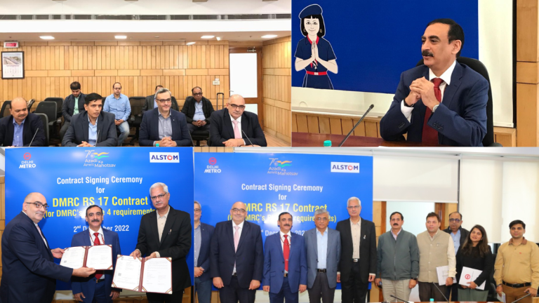 Delhi Metro signs Contract For Train Procurement for upcoming Phase– 4 corridor