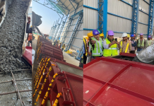 Afcons Casts first batch of Tunnel Segment for Delhi Metro Silver Line Afcons Casts first batch of Tunnel Segment for Delhi Metro Silver Line
