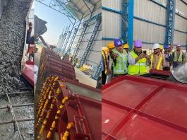 Afcons Casts first batch of Tunnel Segment for Delhi Metro Silver Line
