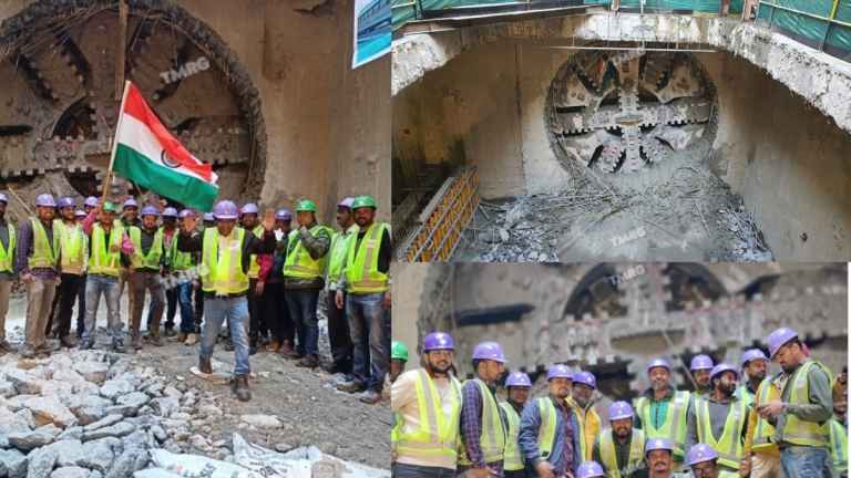 TBM S88 achieves its first tunnel breakthrough at Meerut Central of Delhi-Meerut RRTS project