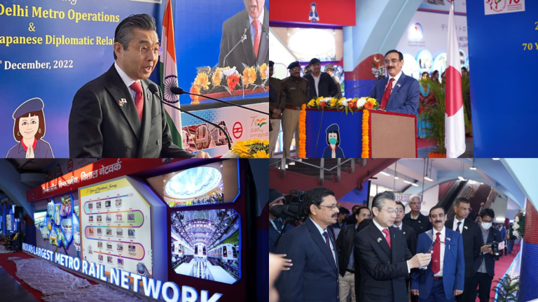 Delhi Metro Commemorates 20 Years of Metro operations and 70 Years of Indo-Japan partnership