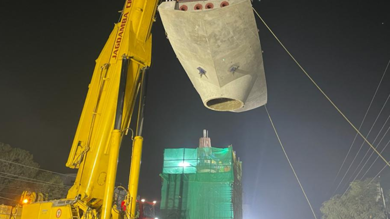 JMC Projects launches 1st Pier Cap of Kanpur Metro Phase-1
