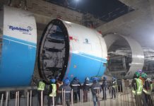 Three shields of first TBM reach launching shaft: Agra Metro Three shields of first TBM reaches launching shaft: Agra Metro