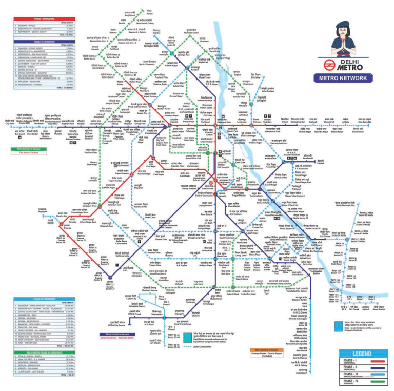 Tree Relocation Delays Phase 4 Corridors of Delhi Metro Rail Project