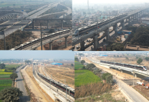 New Year Witnesses Charging of OHE at 25 KV capacity from Duhai Depot RRTS Station New Year Witnesses Charging of OHE at 25 KV capacity from Duhai Depot RRTS Station