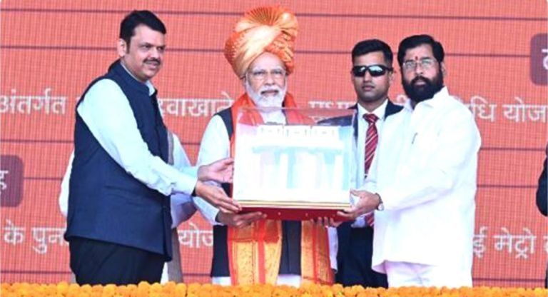 Prime Minister Narendra Modi Launches Mumbai Metro Line 2A & 7