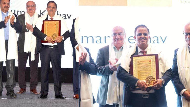 Shri Kumar Keshav, CEO DB RRTS India conferred with lifetime achievement award by Indian Concrete Institute