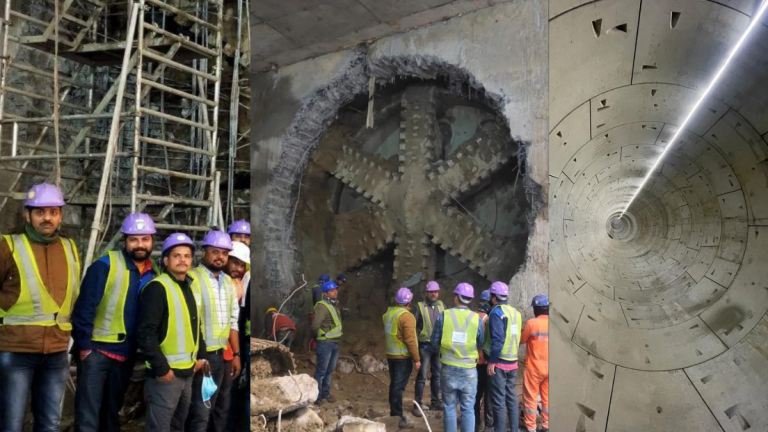 Kanpur Metro’s Second Tunnel Breakthrough Successfully Completed in Corridor-1