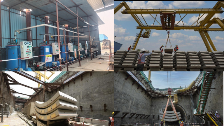 NCRTC Reduces Construction Time with Steam Curing Method for RRTS Precast Segments