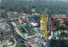 Tunneling work starts at Greenways Road Station of Chennai Metro Rail on Corridor 3 Tunneling work starts at Greenways Road Station of Chennai Metro Rail on Corridor 3