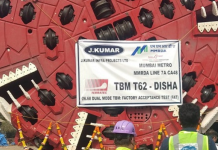J Kumar Infraprojects Completes TBM Disha Factory Acceptance Test for Mumbai Metro Line 7A Project TBM Disha Factory Acceptance Test for Mumbai Metro Line 7A Project